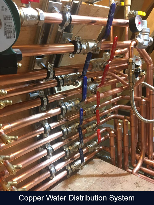 Copper Water Distribution System
