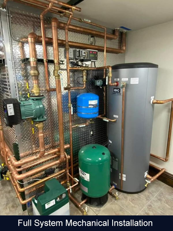 Mechanical Room Plumbing